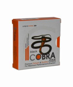 Black Cobra Premium Delayed & Studded Condoms