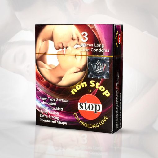 Non Stop for Prolong Love Condoms - Pack of 3