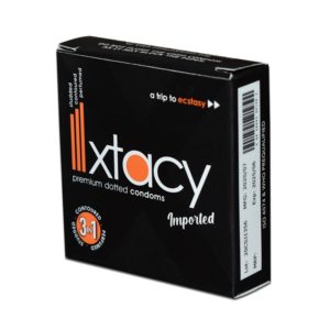Xtacy Premium Dotted - 3 Condoms (Imported)